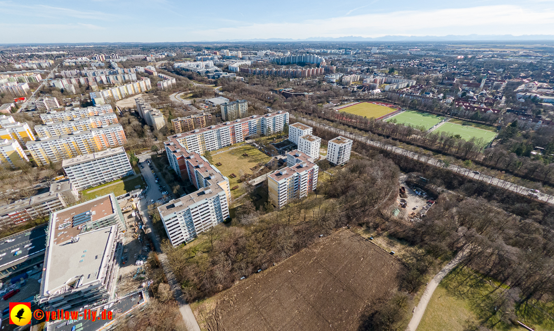 20.02.2023 - Baustelle zur Grundschule am Strehleranger in Neuperlach